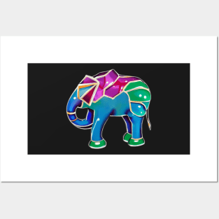 Crystal Elephant Posters and Art